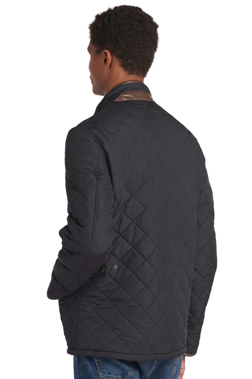 Mens Quilted Jacket - Navy