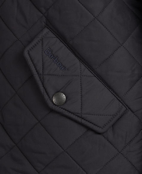 Mens Quilted Jacket - Navy