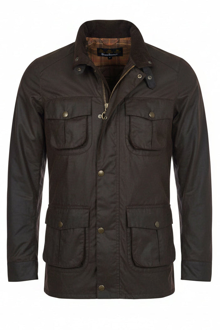 Mens Wax Jacket - Rustic