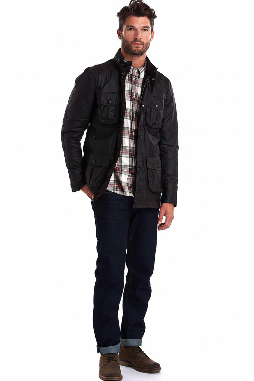 Mens Wax Jacket - Rustic