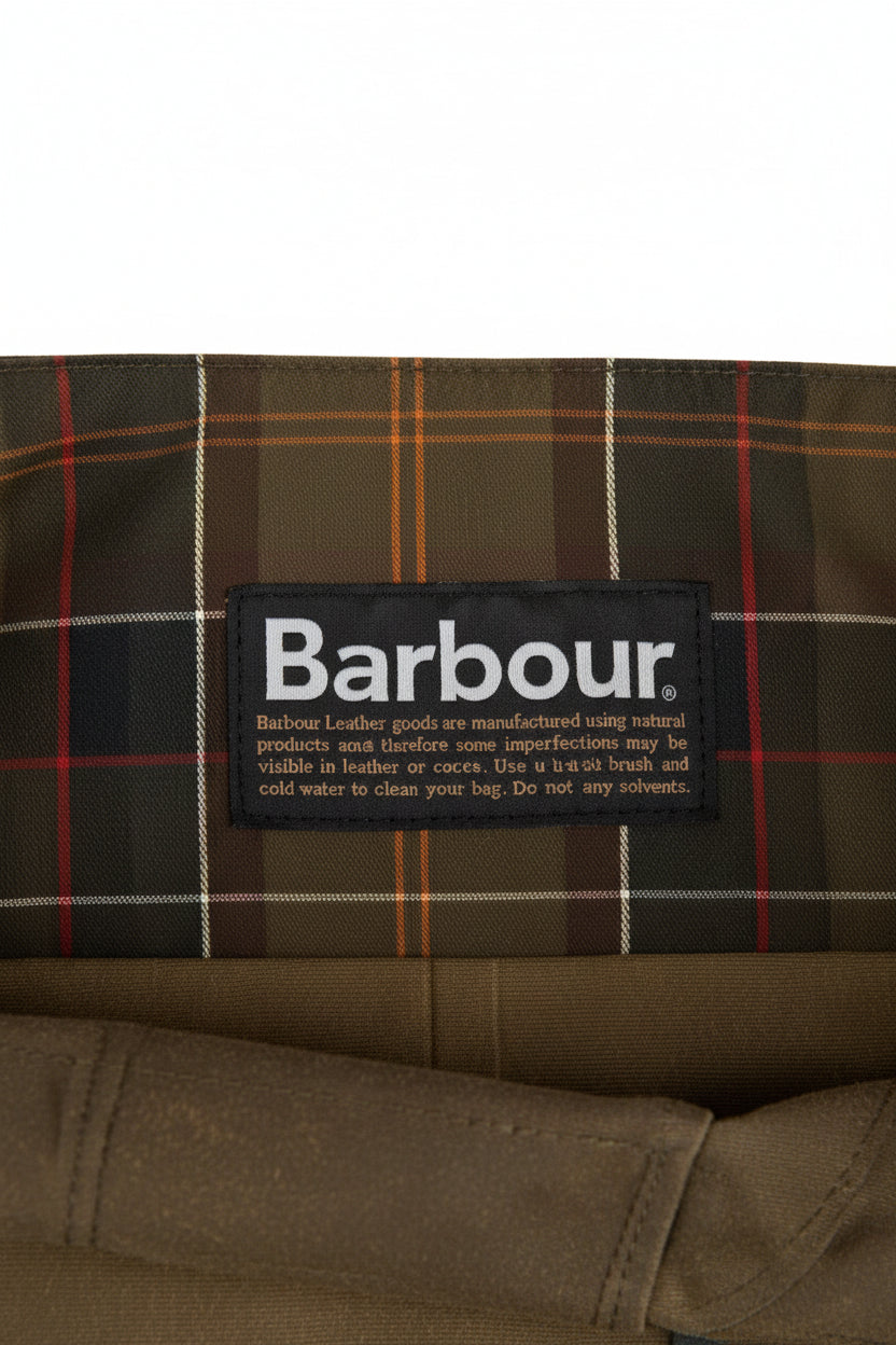 Wax & Leather Messenger Bag - Dark Olive
