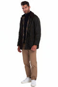 Mens Waxcotton Coat - Olive