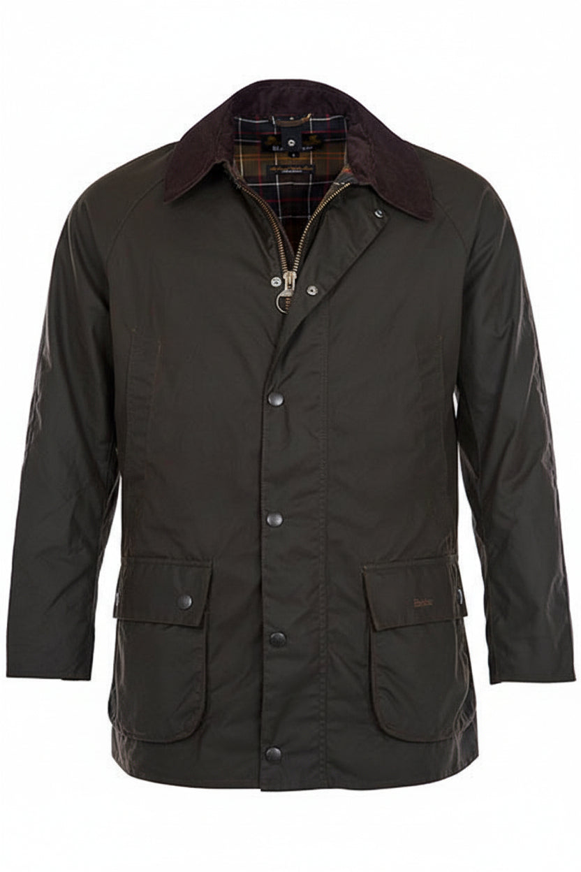 Mens Waxcotton Coat - Olive