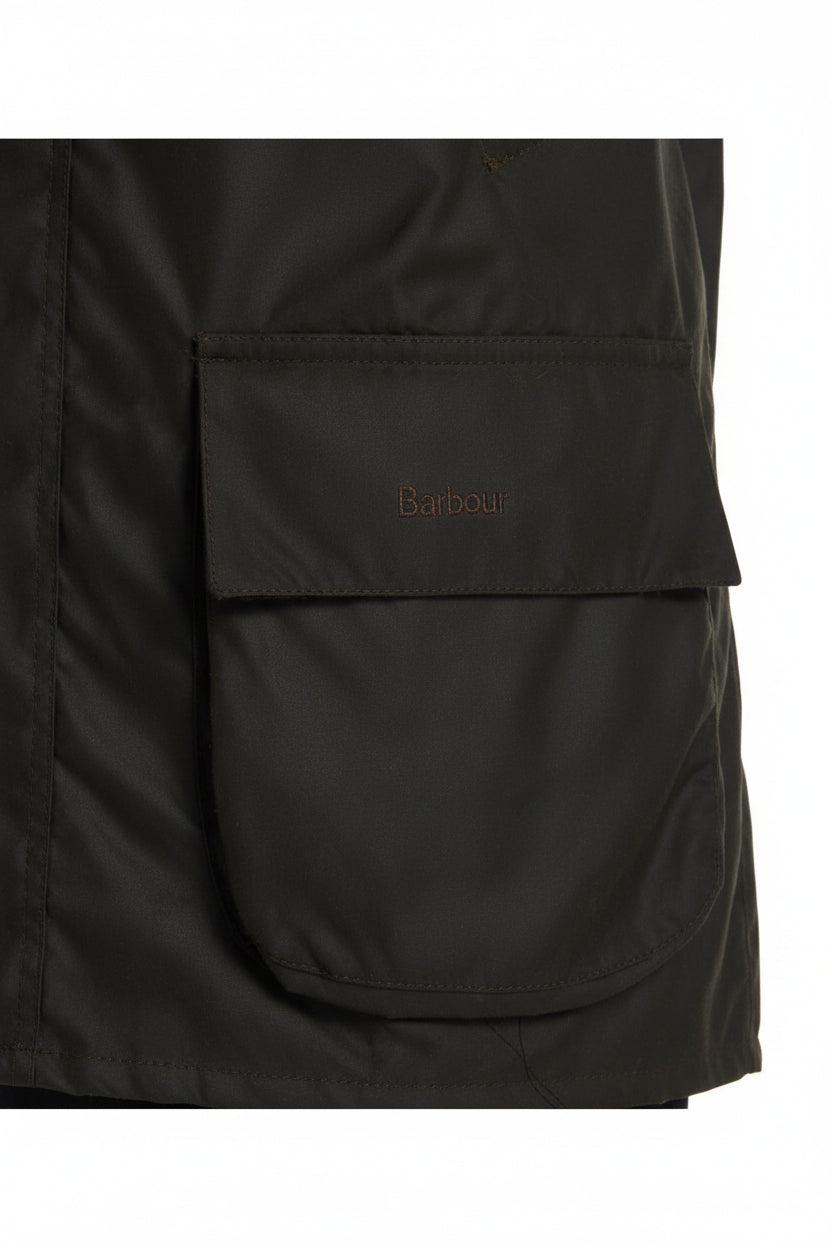 Mens Waxcotton Coat - Olive