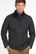 Mens Quilted Jacket - Black