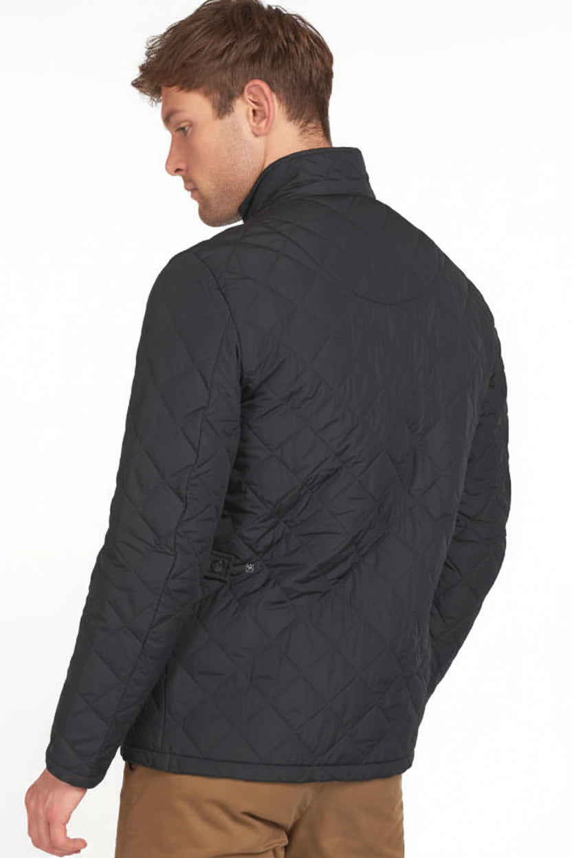 Mens Quilted Jacket - Navy
