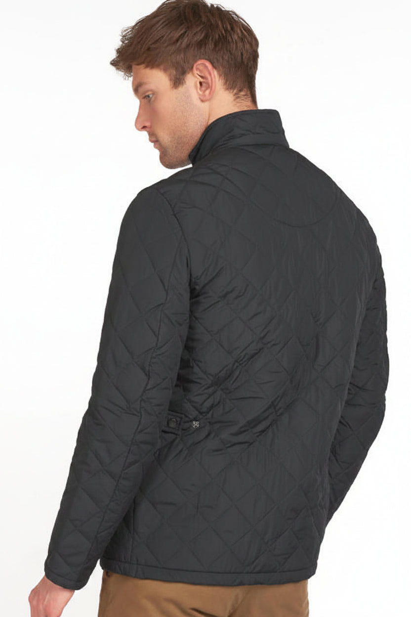 Mens Quilted Jacket - Black
