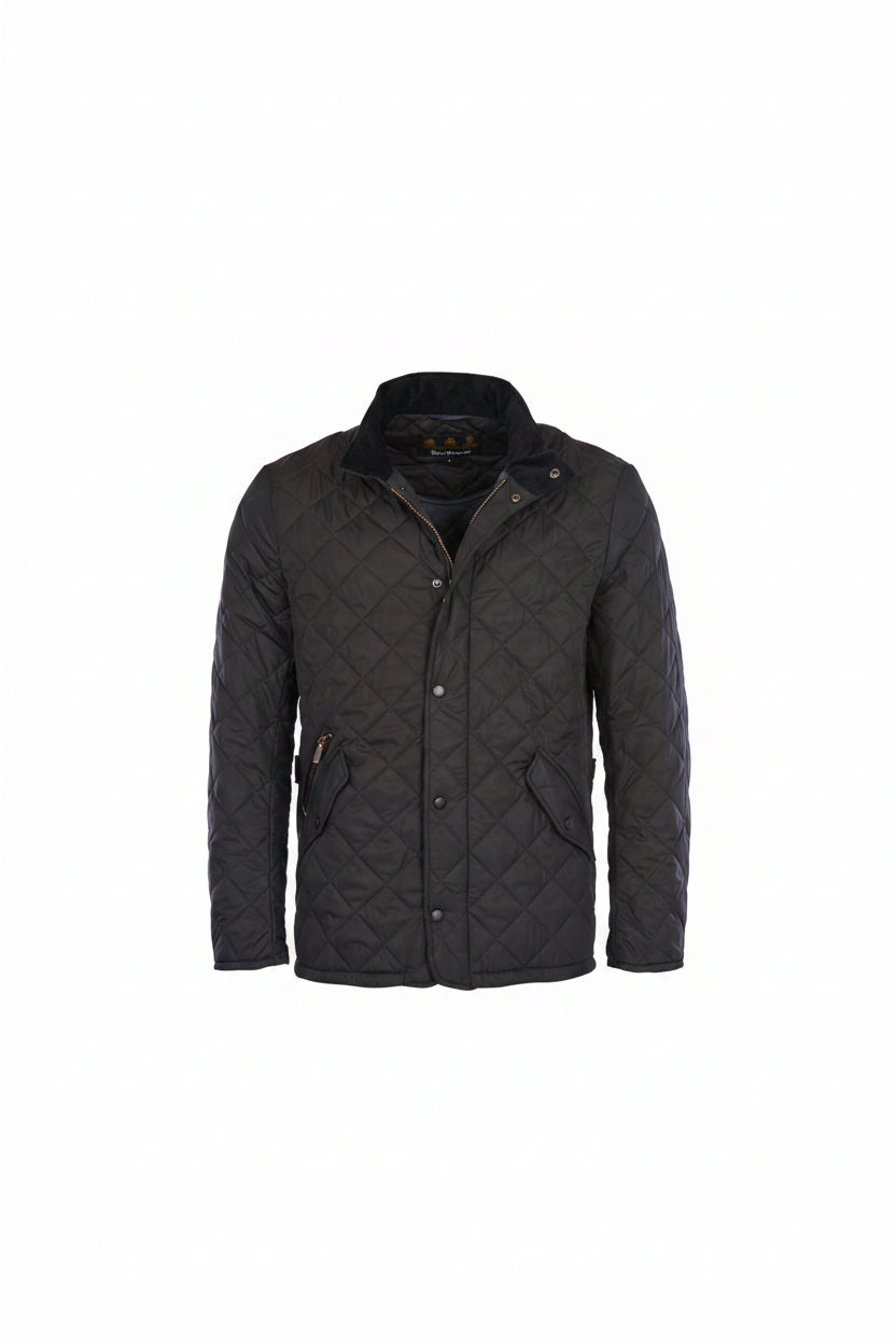 Mens Quilted Jacket - Navy