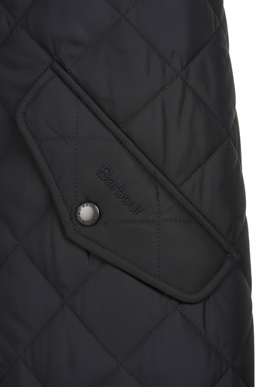 Mens Quilted Jacket - Black
