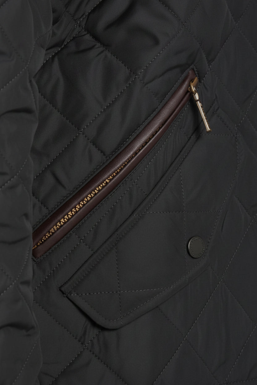 Mens Quilted Jacket - Navy