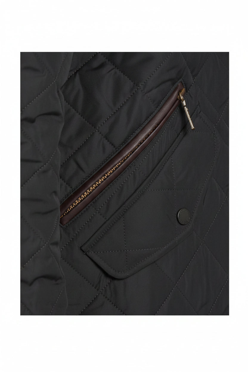 Mens Quilted Jacket - Black
