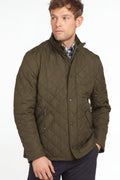 Mens Quilted Jacket - Olive