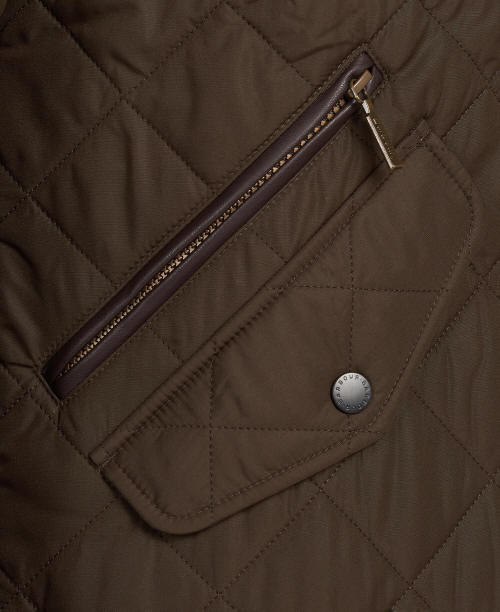 Mens Quilted Jacket - Olive