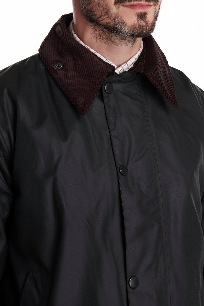 Mens Wax Jacket - Sage