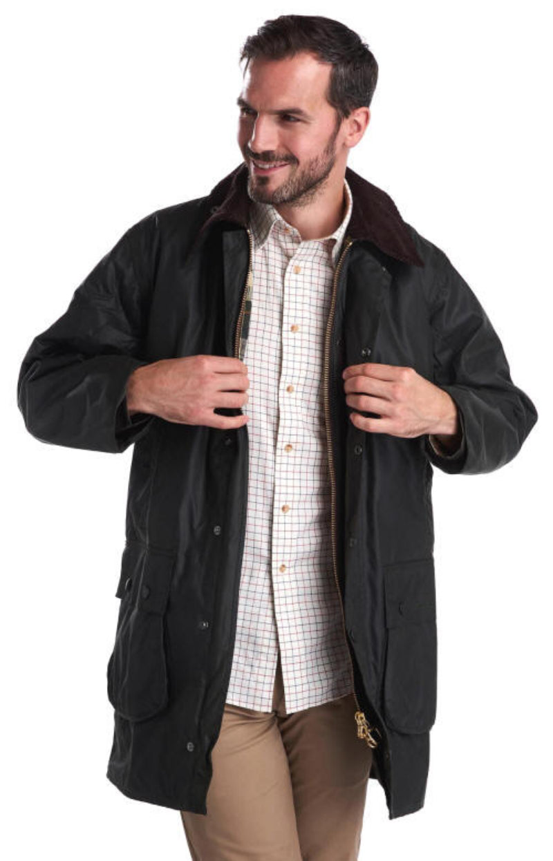 Mens Wax Jacket - Sage