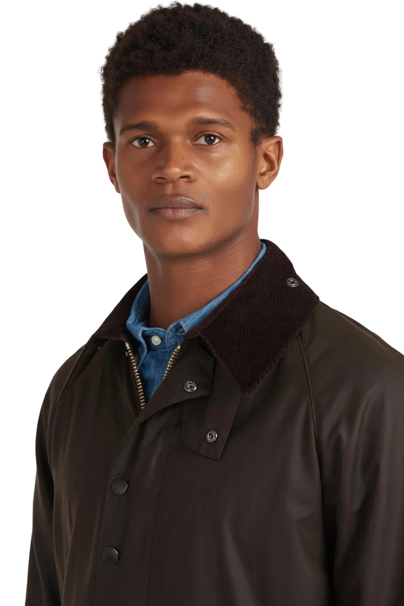 Mens Waxed Jacket - Olive
