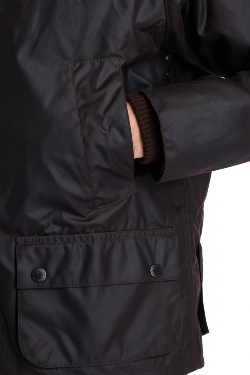 Mens Waxed Jacket - Rustic