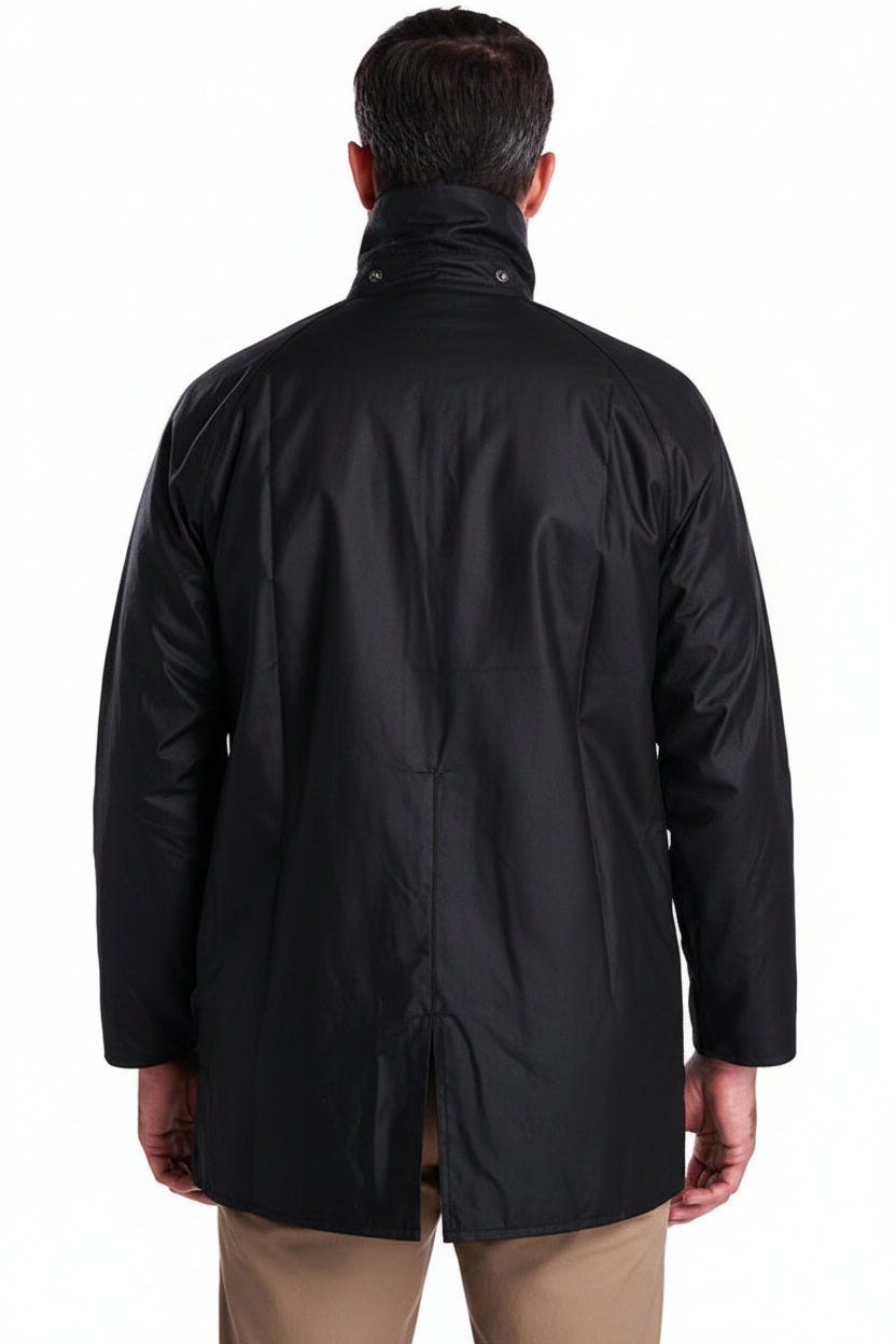 Mens Wax Jacket - Black
