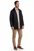 Mens Wax Jacket - Black