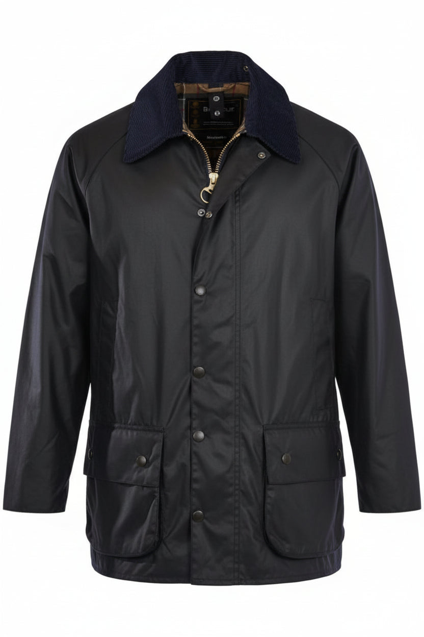 Mens Wax Jacket - Navy