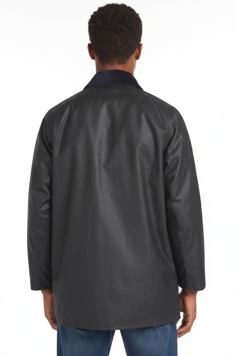Mens Wax Jacket - Navy
