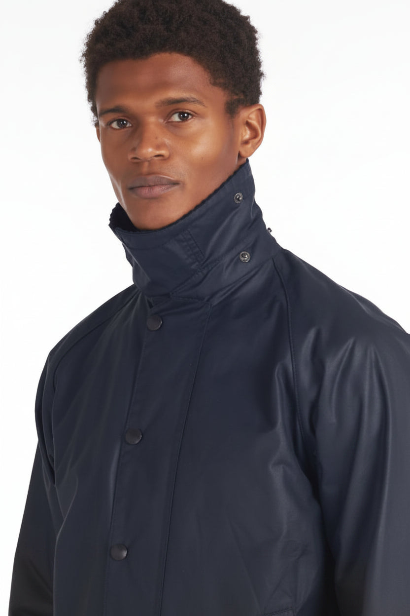 Mens Wax Jacket - Navy