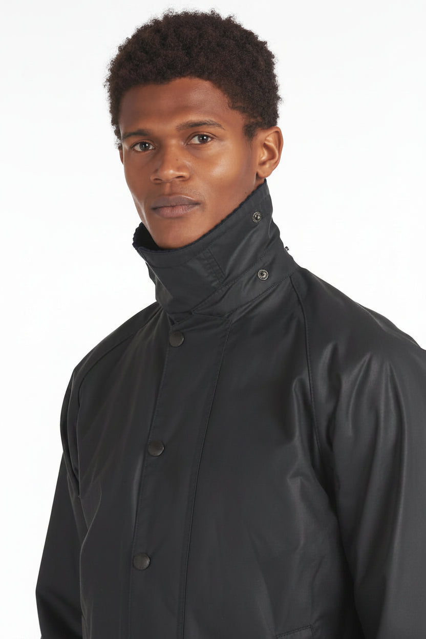 Mens Wax Jacket - Navy
