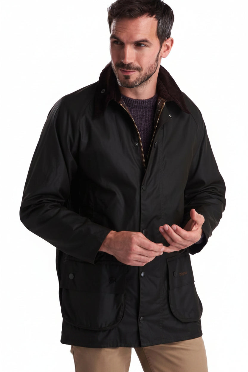 Mens Wax Jacket - Olive