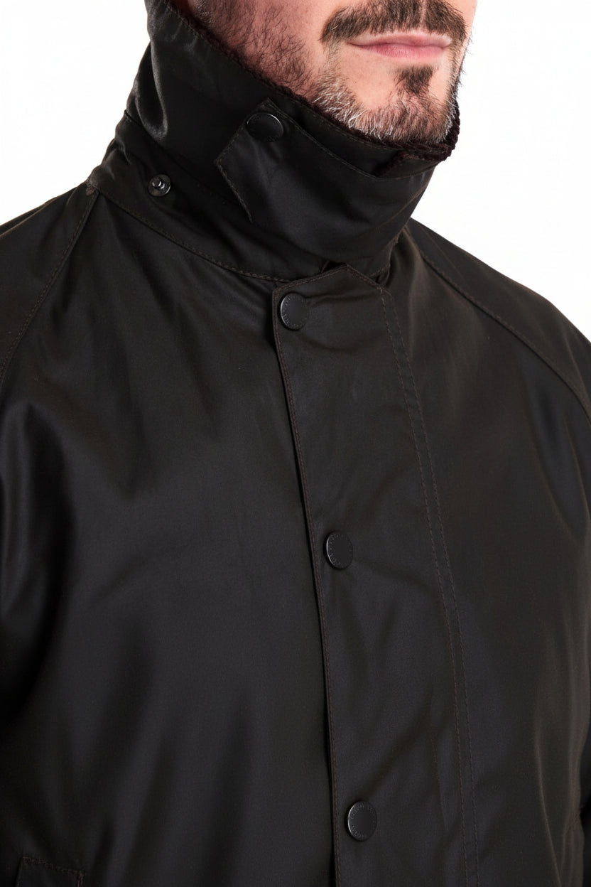 Mens Wax Jacket - Olive