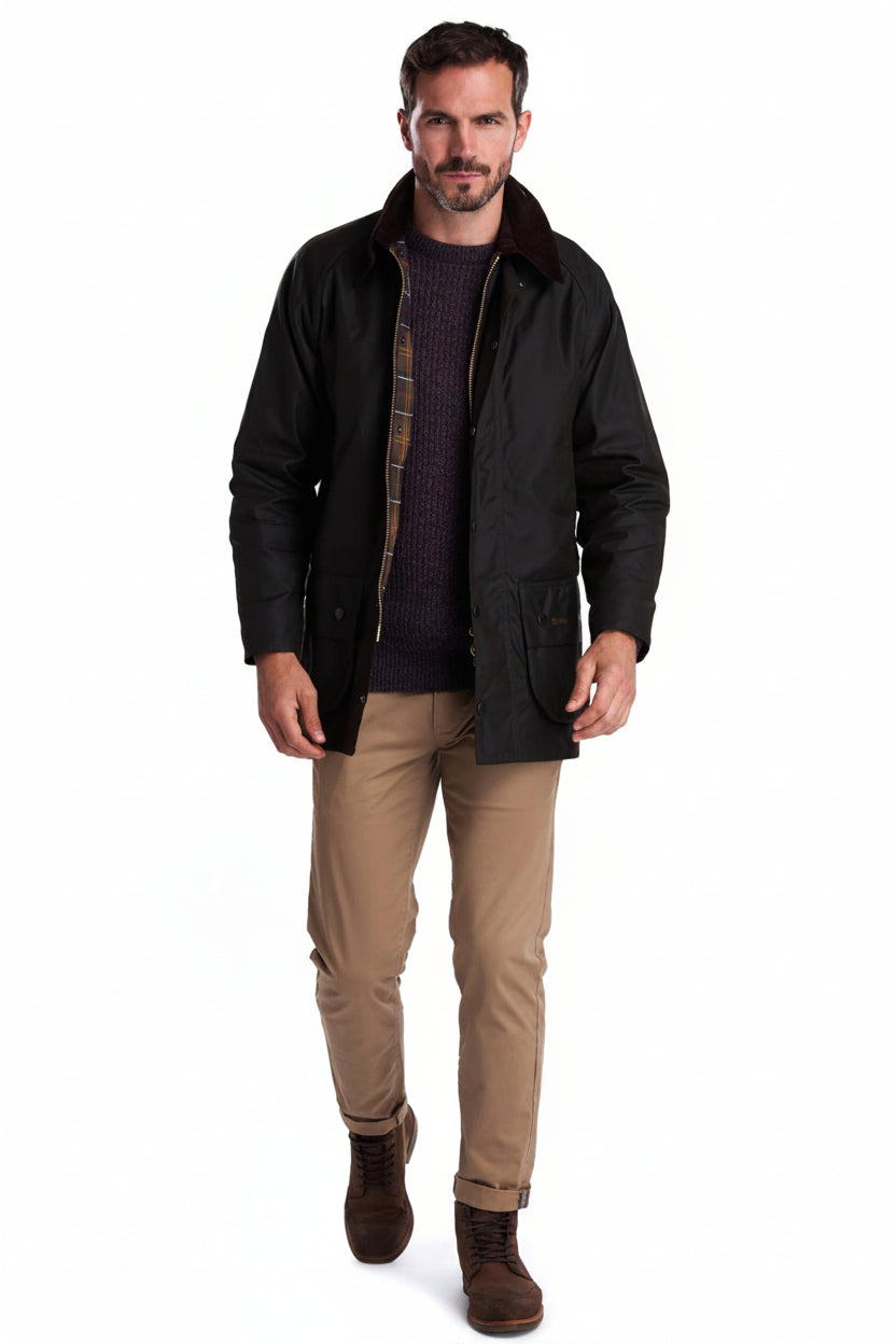 Mens Wax Jacket - Olive