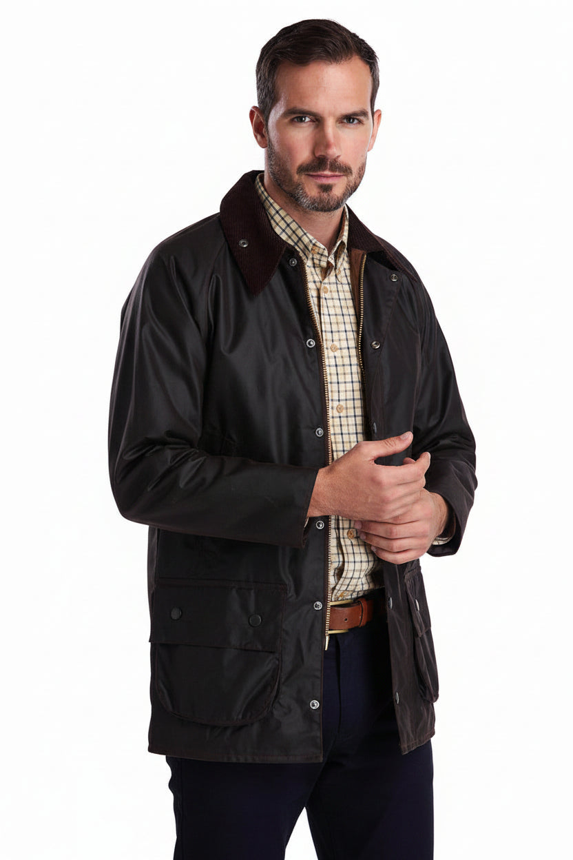 Mens Wax Jacket - Rustic