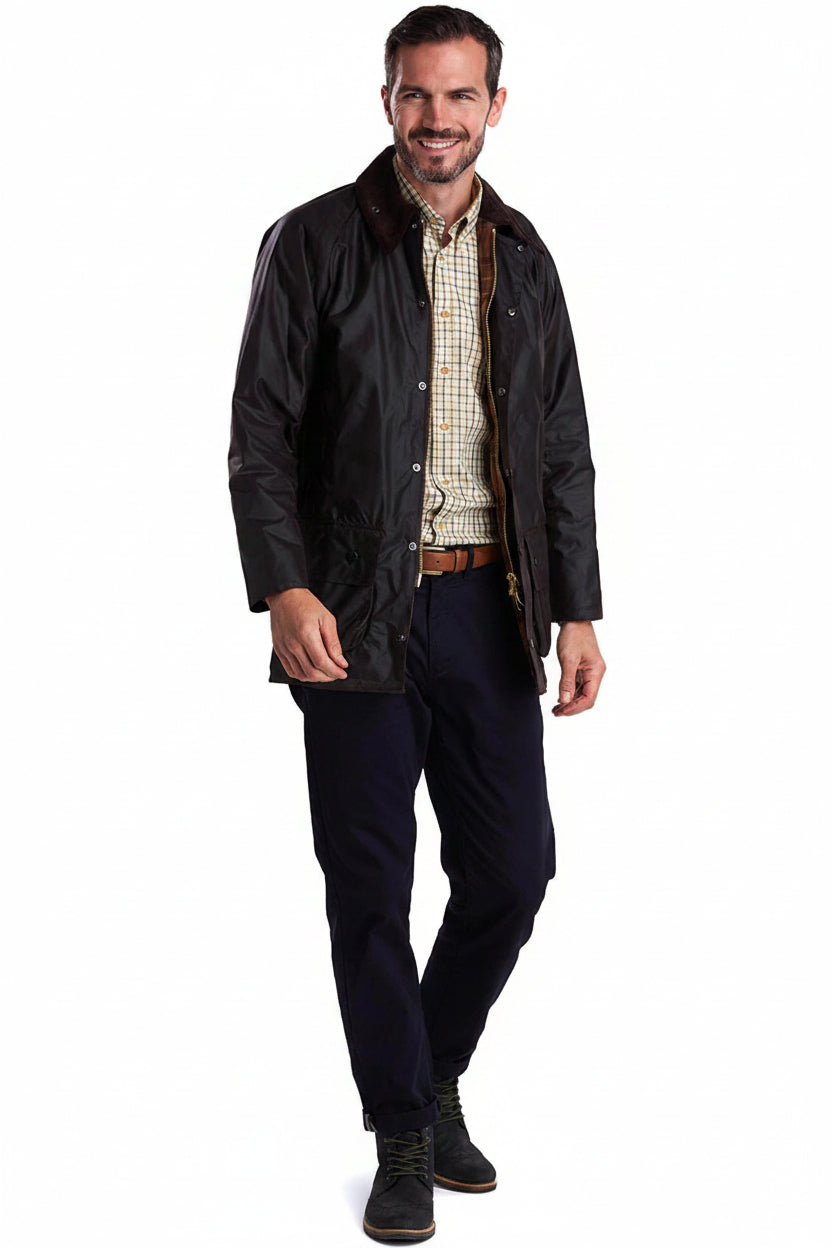 Mens Wax Jacket - Rustic