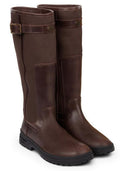 Mens Waterproof Leather Boots - Brown