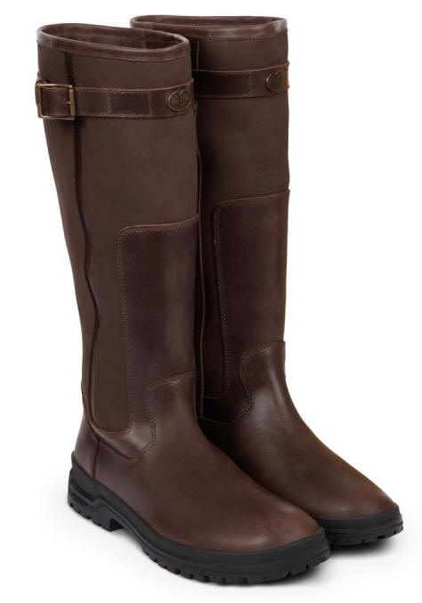 Mens Waterproof Leather Boots - Brown