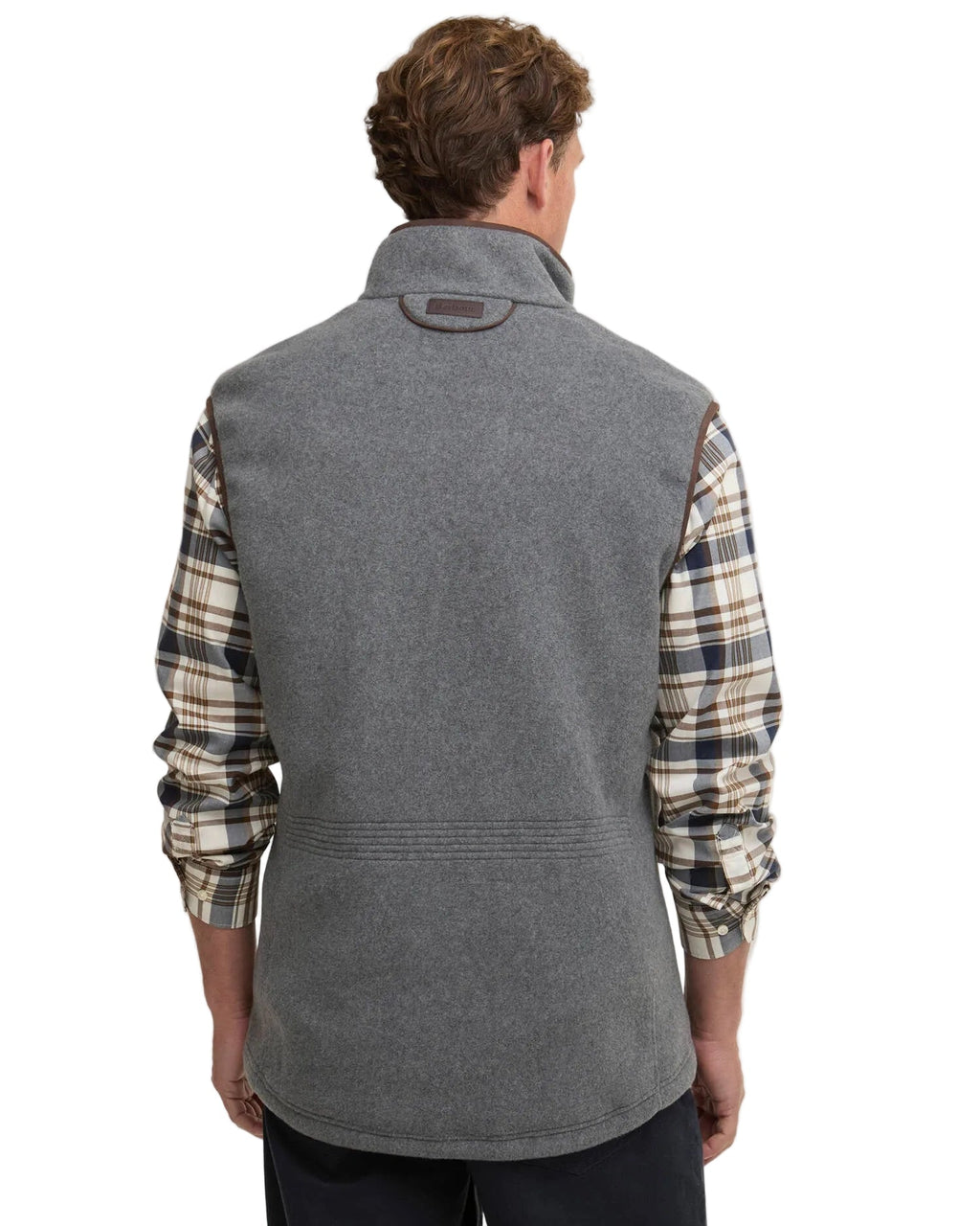 Mens Fleece Gilet - Dark Grey Marl