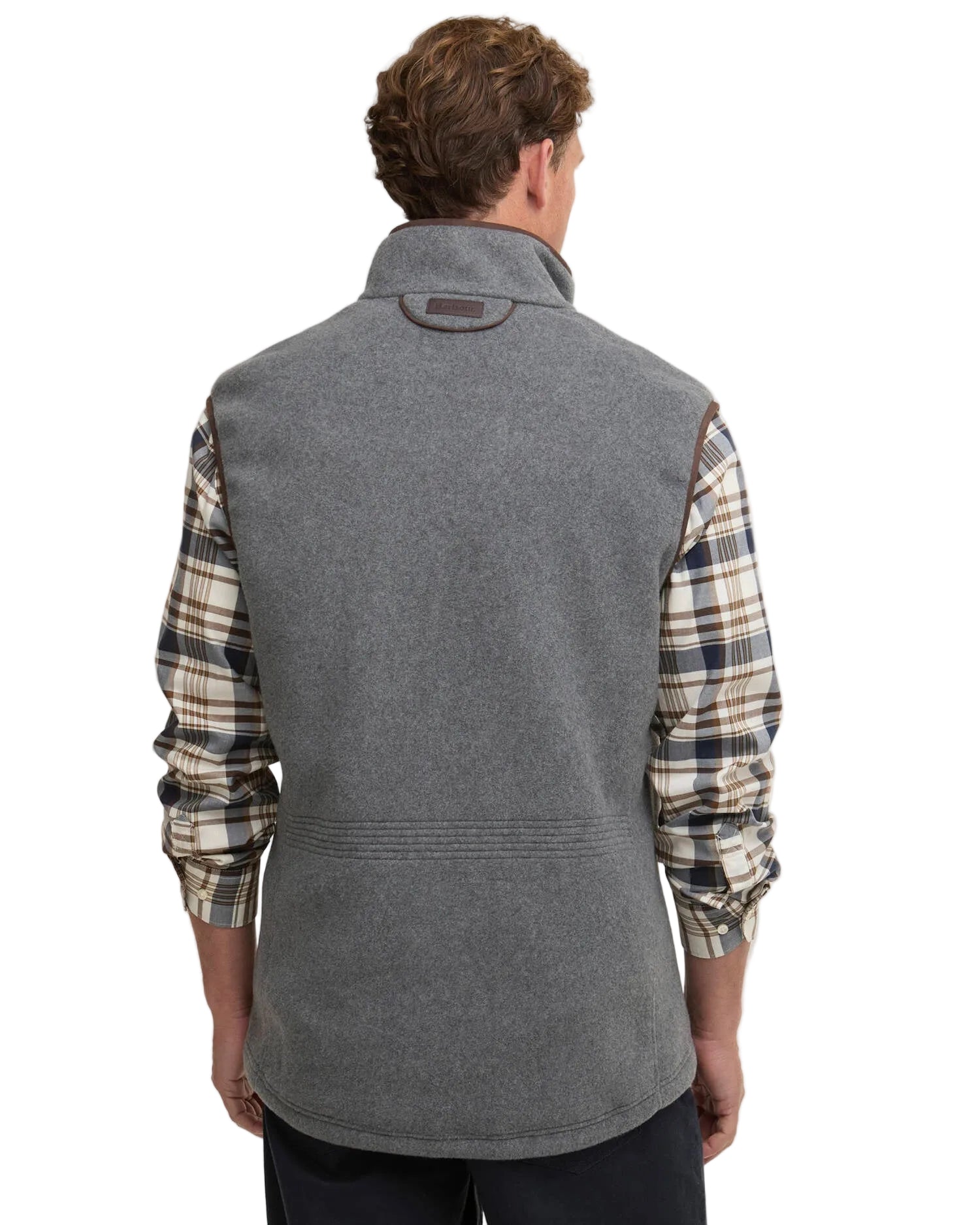 Mens Fleece Gilet - Dark Grey Marl