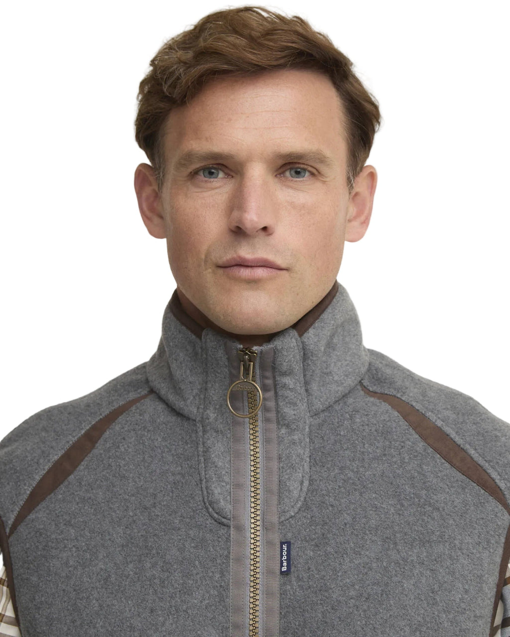 Mens Fleece Gilet - Dark Grey Marl