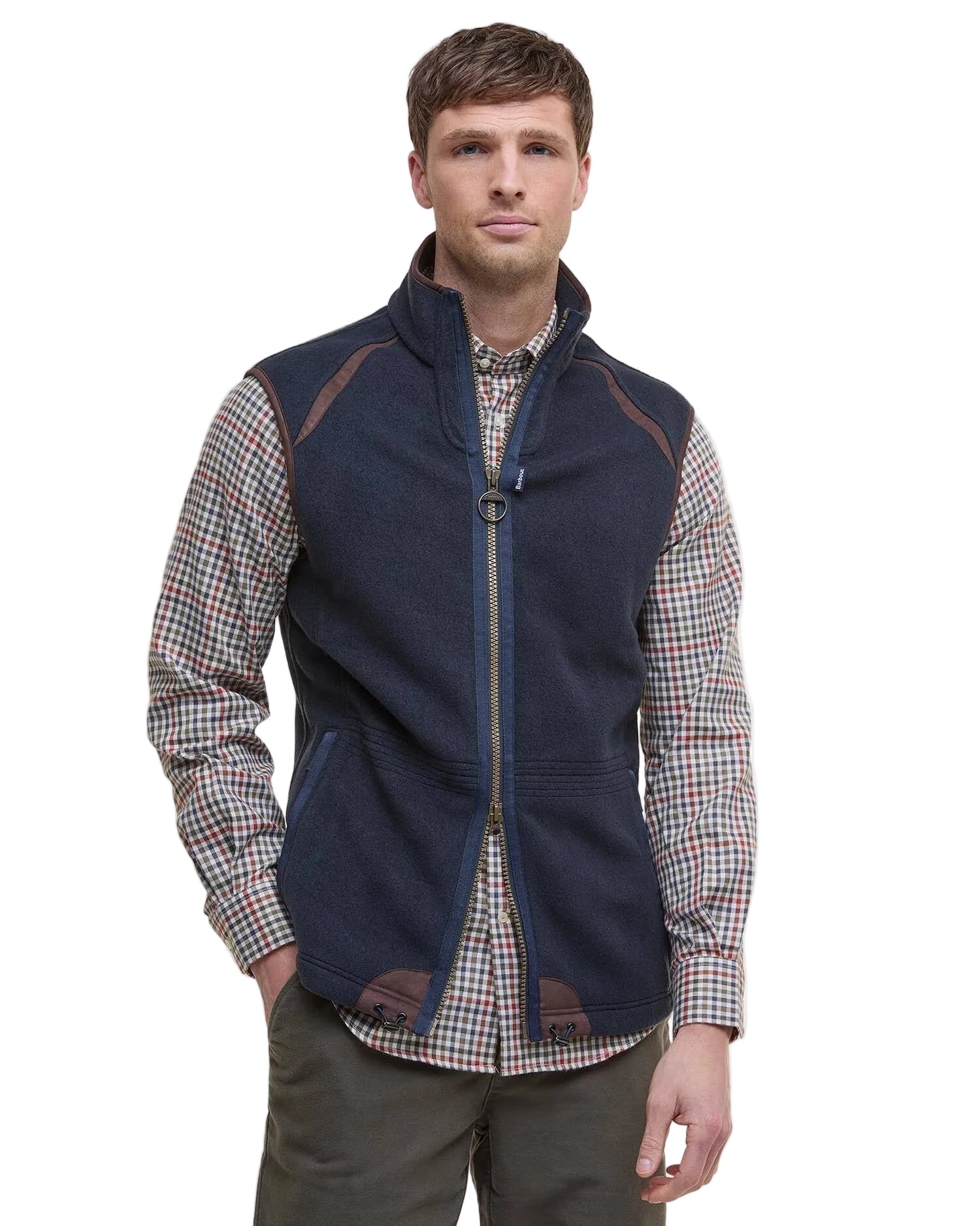 Mens Fleece Gilet - Navy