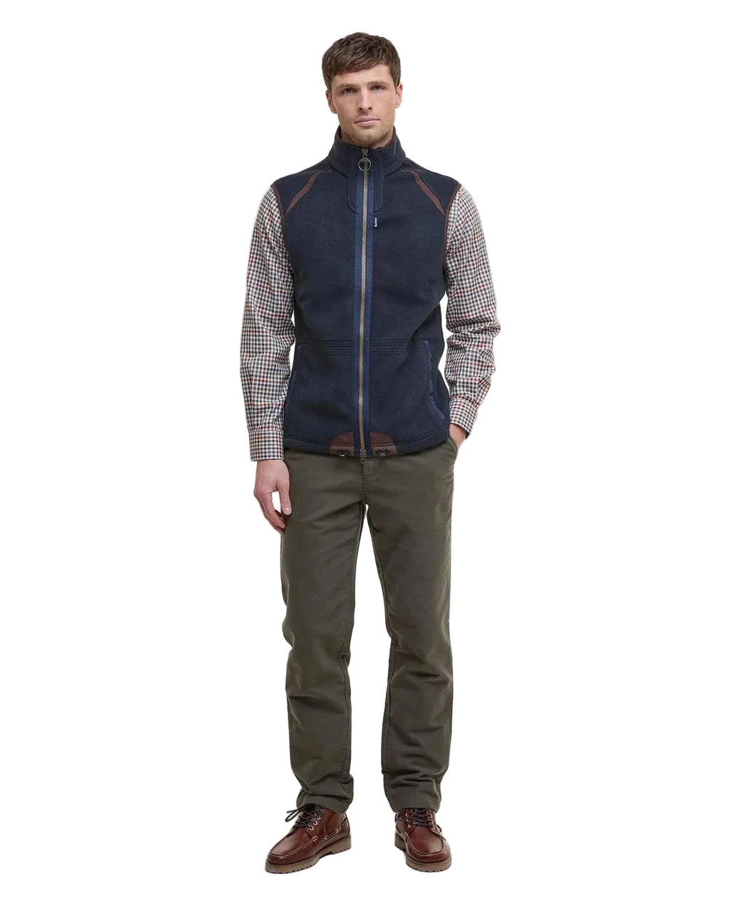 Mens Fleece Gilet - Navy
