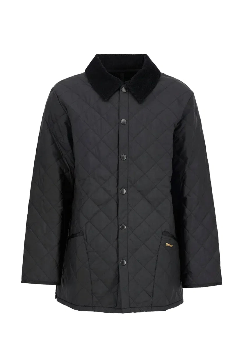 Mens Quilted Jacket - Black