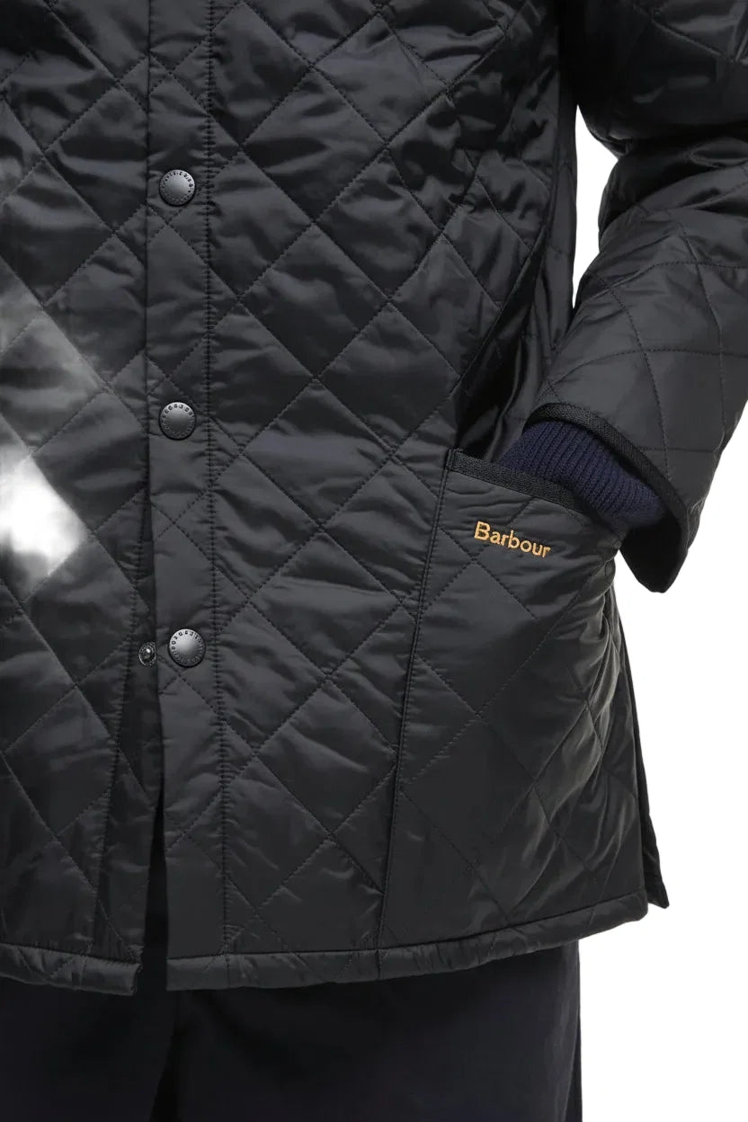 Mens Quilted Jacket - Black