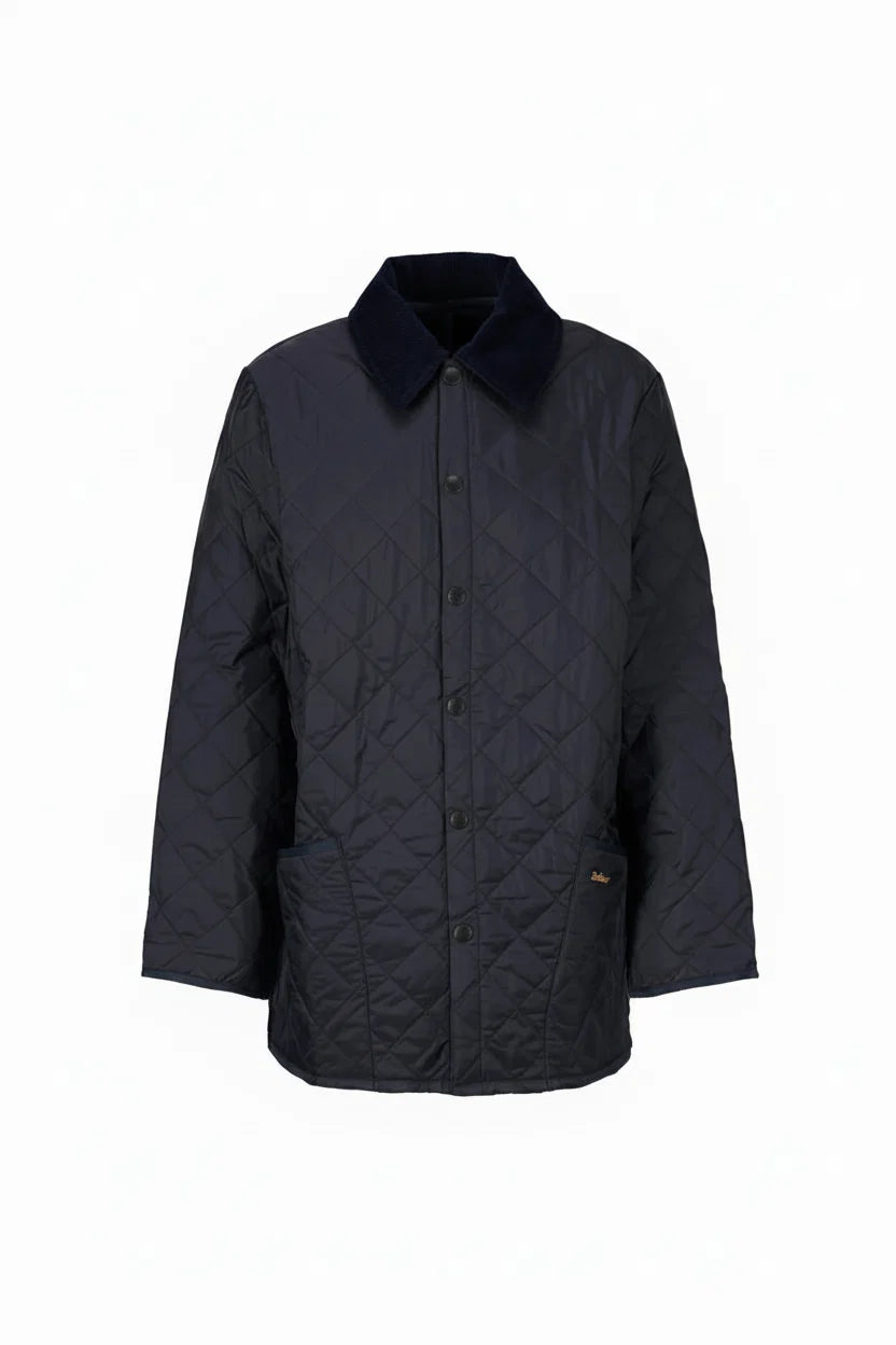 Mens Quilted Jacket - Navy