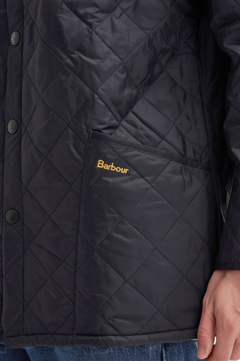 Mens Quilted Jacket - Navy