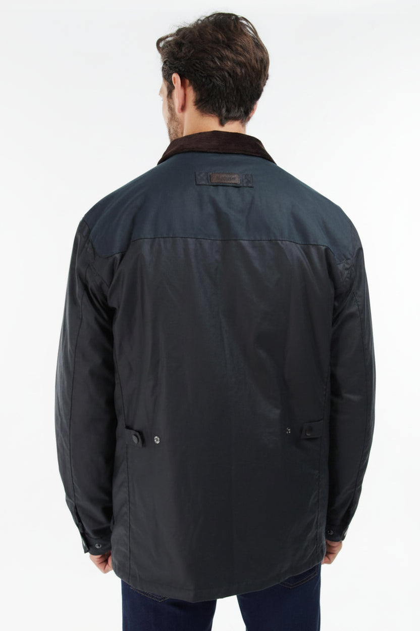 Mens Wax Jacket - Navy