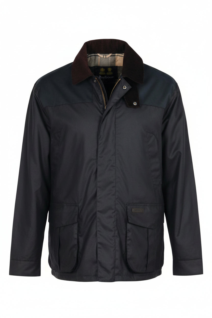 Mens Wax Jacket - Navy
