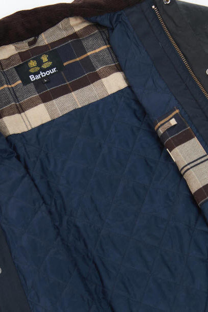 Mens Wax Jacket - Navy