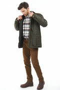 Mens Wax Jacket - Olive